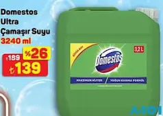 DOMESTOS ULTRA ÇAMAŞIR SUYU 3240 ML